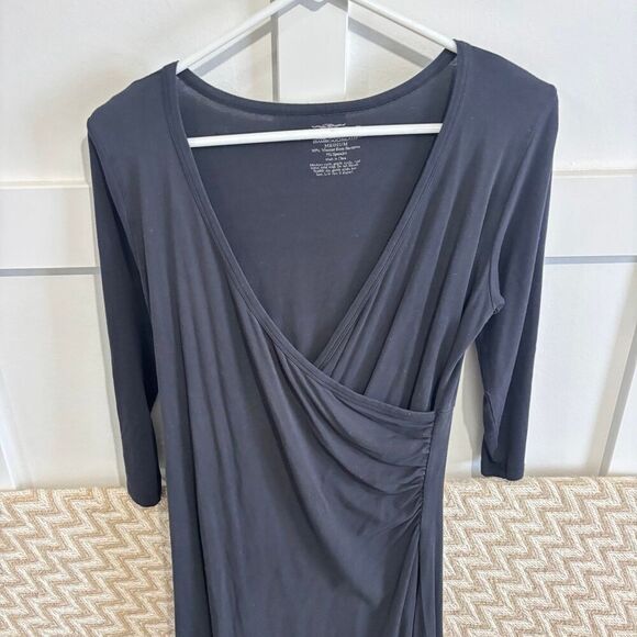 Dreamsacks Bamboo Dreams V-Neck Faux Wrap Dress - Picture 2 of 5